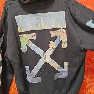 Off-White Classic Cross Arrow Loose Hooded Sweater